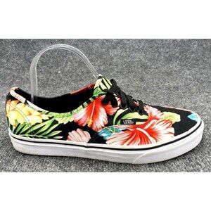 Vans Tropical Hibiscus Floral Sneaker Men’s 9.5 / Women’s 11 Hawaii Aloha Shoes